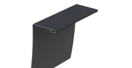 Универсальный околооконный профиль 89/254 мм, 3 м, графит