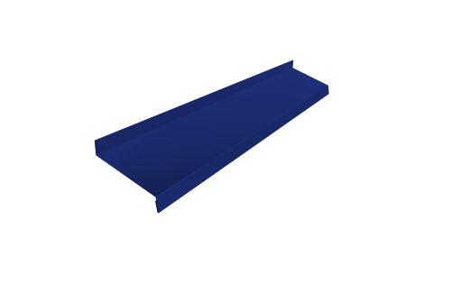 Отлив простой 150 0,45 PE с пленкой RAL 5002 ультрамариново-синий (2м)