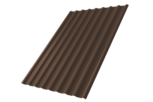 Профнастил С20R 0,5 Satin RAL 8017 шоколад