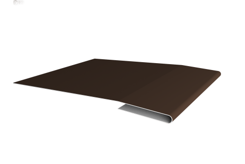 Планка начальная 0,45 PE с пленкой RAL 8017 шоколад (3м)