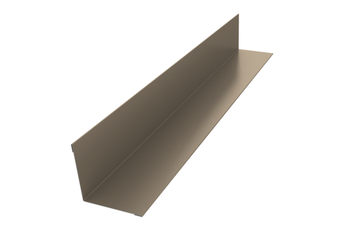 Угол внутренний 50х50 0,45 PE с пленкой RAL 1015 светлая слоновая кость (2м)