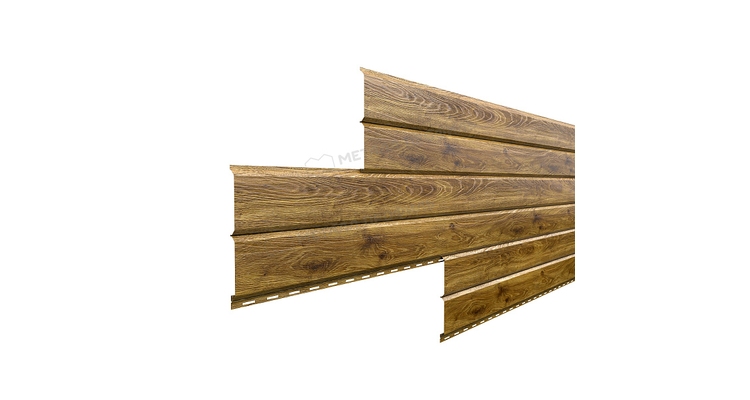Сайдинг Металл Профиль Lбрус-15х240 (ECOSTEEL_T-12-Дуб-0.45)