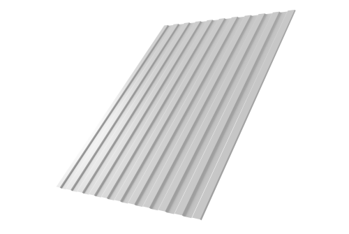 Профнастил С8А 0,45 PE RAL 9003 сигнальный белый