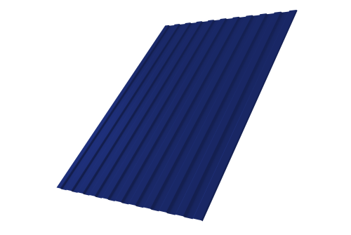 Профнастил С8А 0,45 PE RAL 5002 ультрамариново-синий