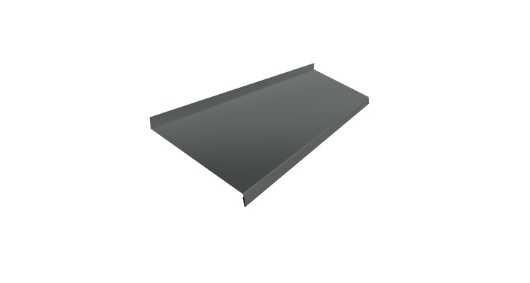 Отлив простой 200 0,45 PE с пленкой RAL 7005 мышино-серый (3м)