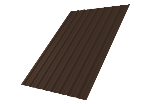 Профнастил С10A 0,5 Atlas X RAL 8017 шоколад