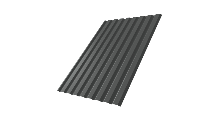 Профнастил С20A 0.5 PurPro Matt 275 RAL 7016 антрацитово-серый