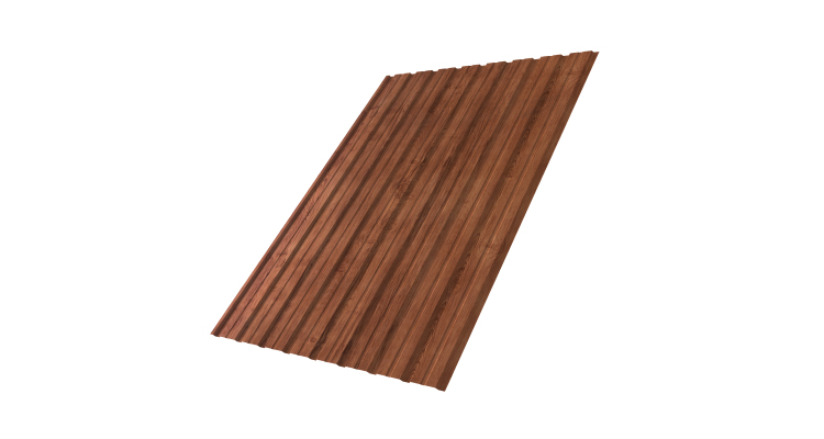 Профнастил С10B 0.45 Print Premium Rowan Wood Intense FTC