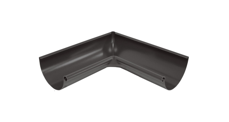 Угол желоба внутренний 90 гр 125 мм PU Мatt RR 32 темно-коричневый