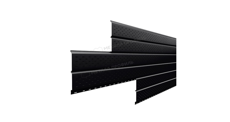 Софит Металл Профиль перфор. Lбрус-XL-14х335 (PURMAN-20-9005-0.5)