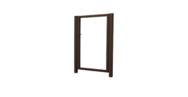 Калитка Жалюзи Texas 1.8х1 RAL 8017 без заполнения (ламель 150 мм)