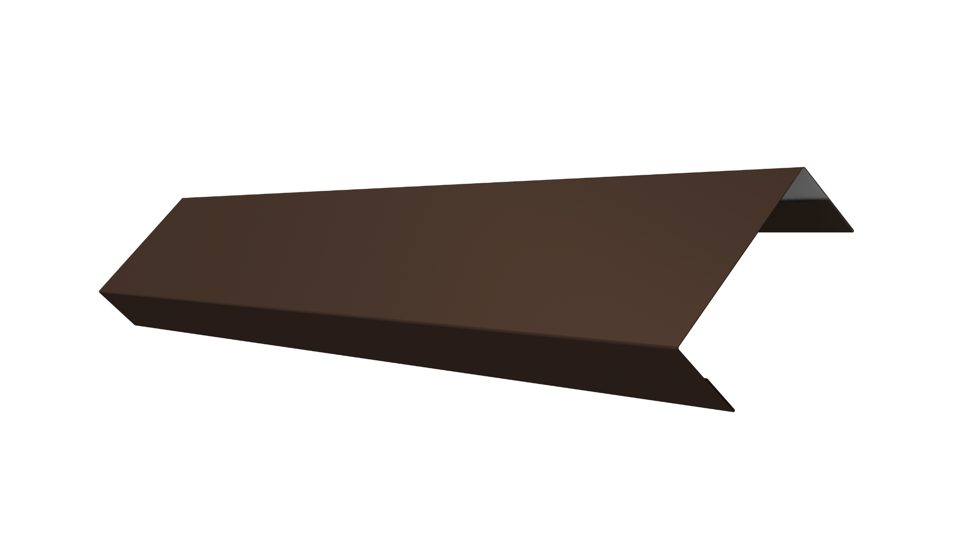 Ламель лицевая 50 забора жалюзи Texas 0.45 PE-Double с пленкой RAL 8017 шоколад