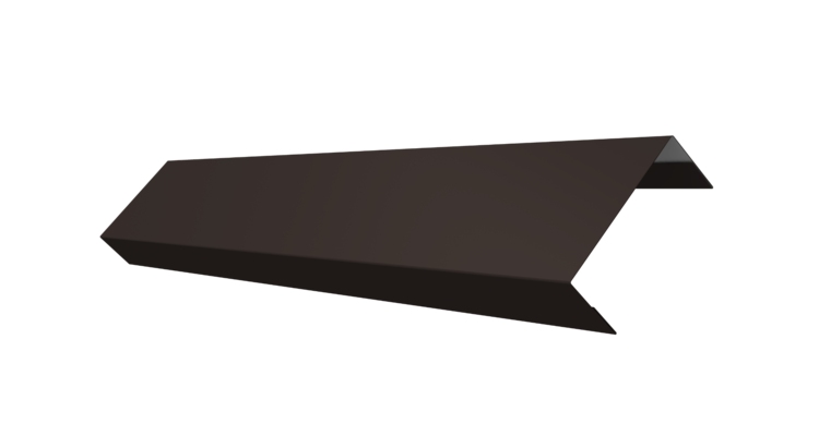 Ламель лицевая 50 забора жалюзи Texas 0.45 Drap TX RR 32 темно-коричневый