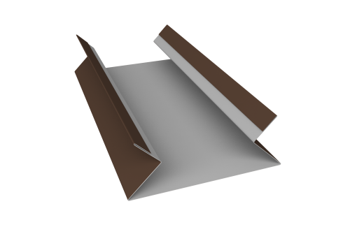 Планка угла внутреннего составная верхняя 0,5 Satin Matt RAL 8017 шоколад (2м)