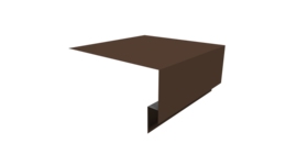 Планка околооконная сложная Экобрус Grand Line 200х75х25 0,45 Drap TX RAL 8017 шоколад (2м)