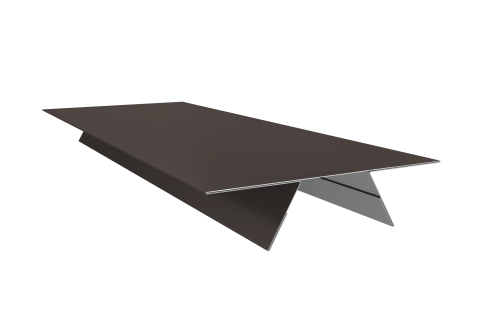 Планка стыковочная составная верхняя 0,45 Drap TX RR 32 темно-коричневый (3м)