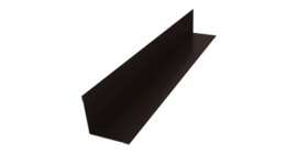 Угол внутренний 30х30 0,45 PE с пленкой RR 32 темно-коричневый (3м)