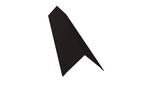 Угол внешний 110х110 0,45 Drap RAL 9005 черный (2м)