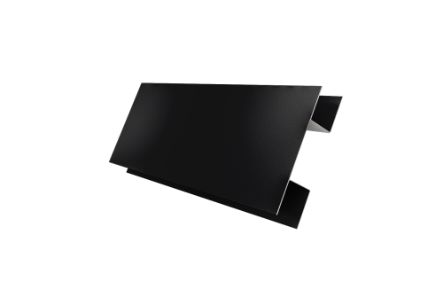 Планка H-образная стыковочная сложная 0,45 Drap TX RAL 9005 черный (2м)