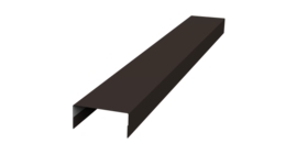 Крышка 30х15 жалюзи Texas 0,45 Drap-double TX RR 32 темно-коричневый (3м)