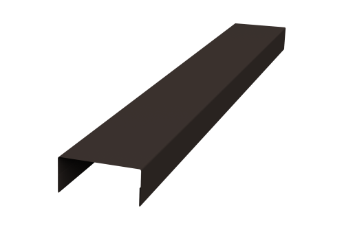 Крышка 30х20 жалюзи Texas 0,5 Satin RR 32 темно-коричневый (2м)