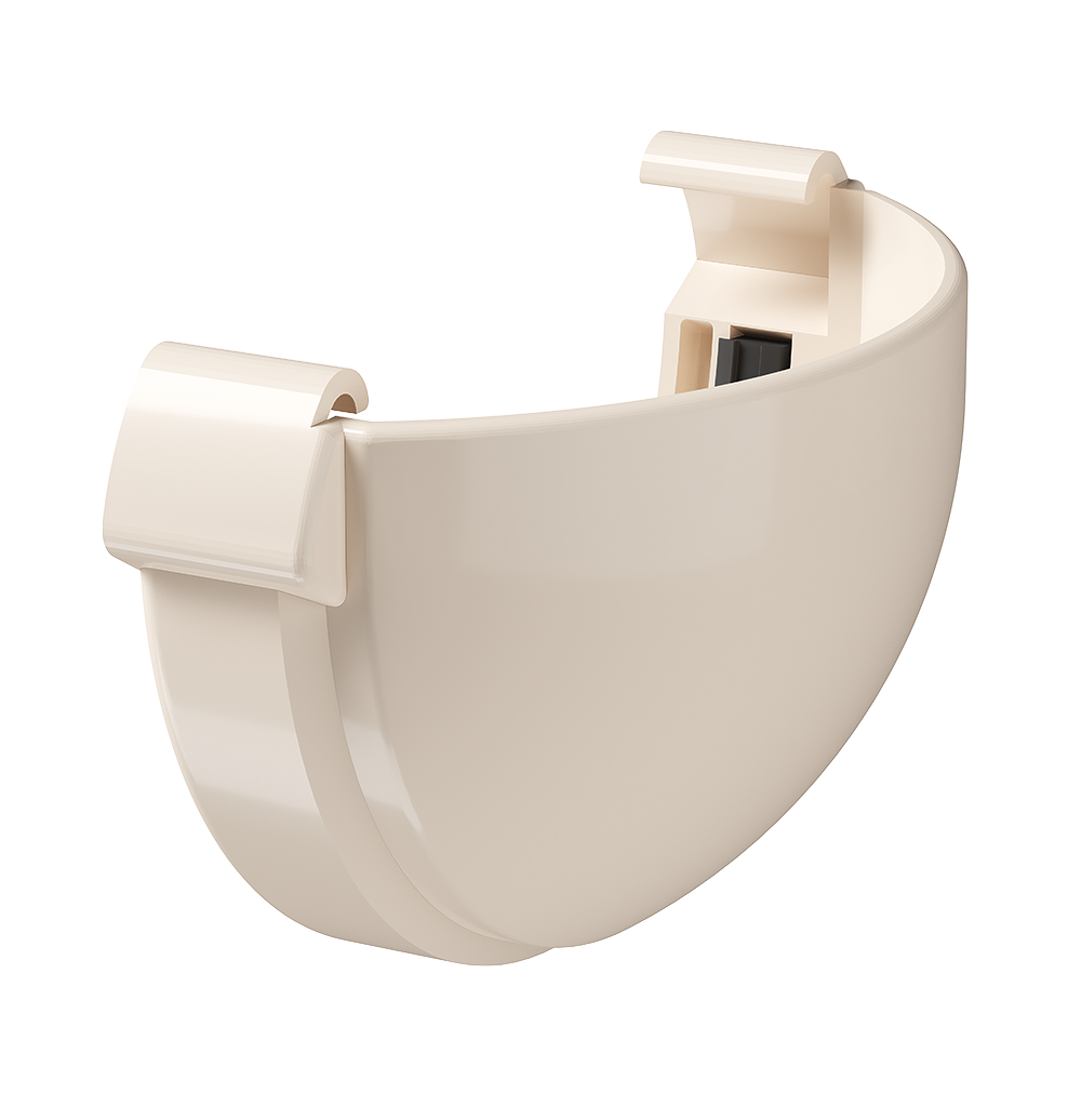 Заглушка желоба Lux, латте