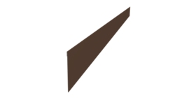 Ламель забора жалюзи Palermo 0,5 Drap TX RAL 8017 шоколад