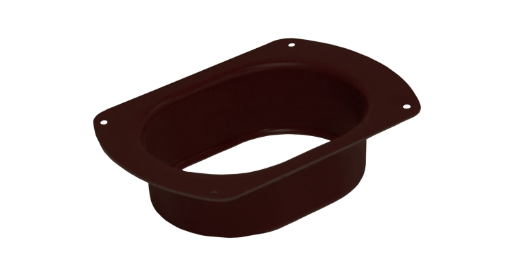 Воронка врезная Vortex Matt 127мм RAL 8017 шоколад